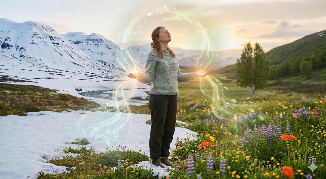 Það er nærandi að lifa í takt við náttúruna.